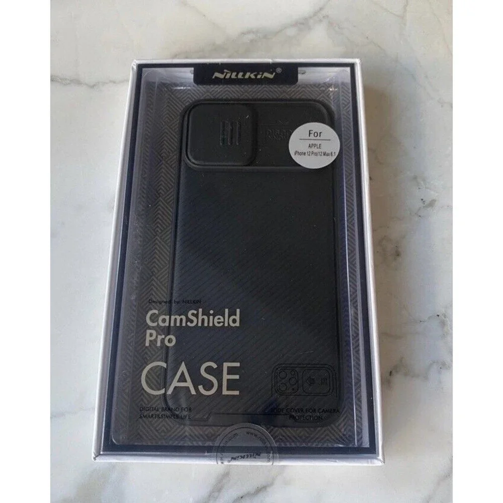 iPhone 12 Pro/ Max case black Nillkin Shield‎ Protective Rugged Case Cover NEW!